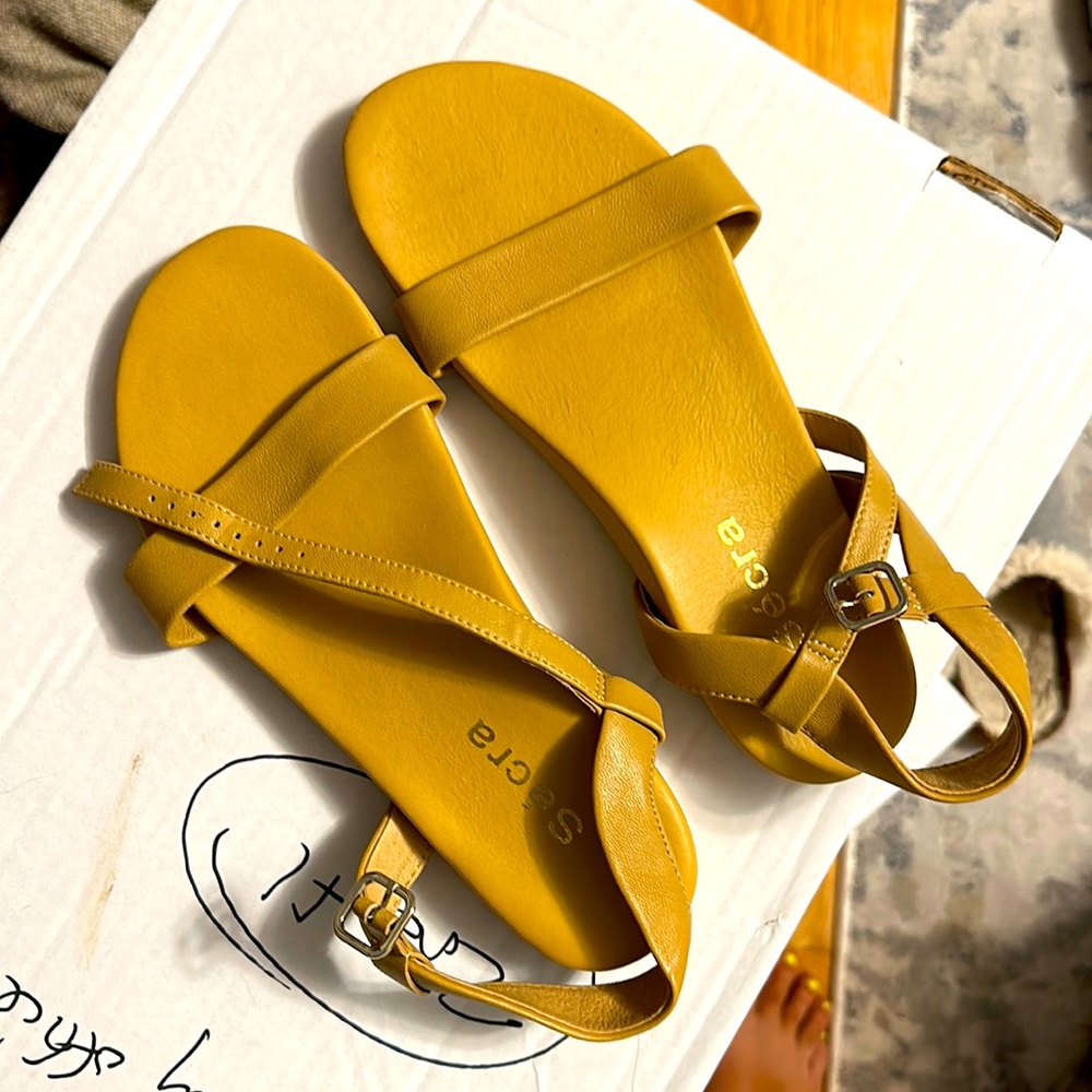 Beige sandals